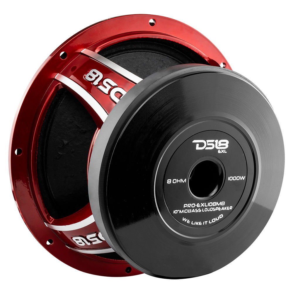 PRO EXL 10 Mid Bass Loudspeaker - 600 Watts RMS 8 Ohm - Professional Audio for DJs, Live Bands & Home Theater Systems