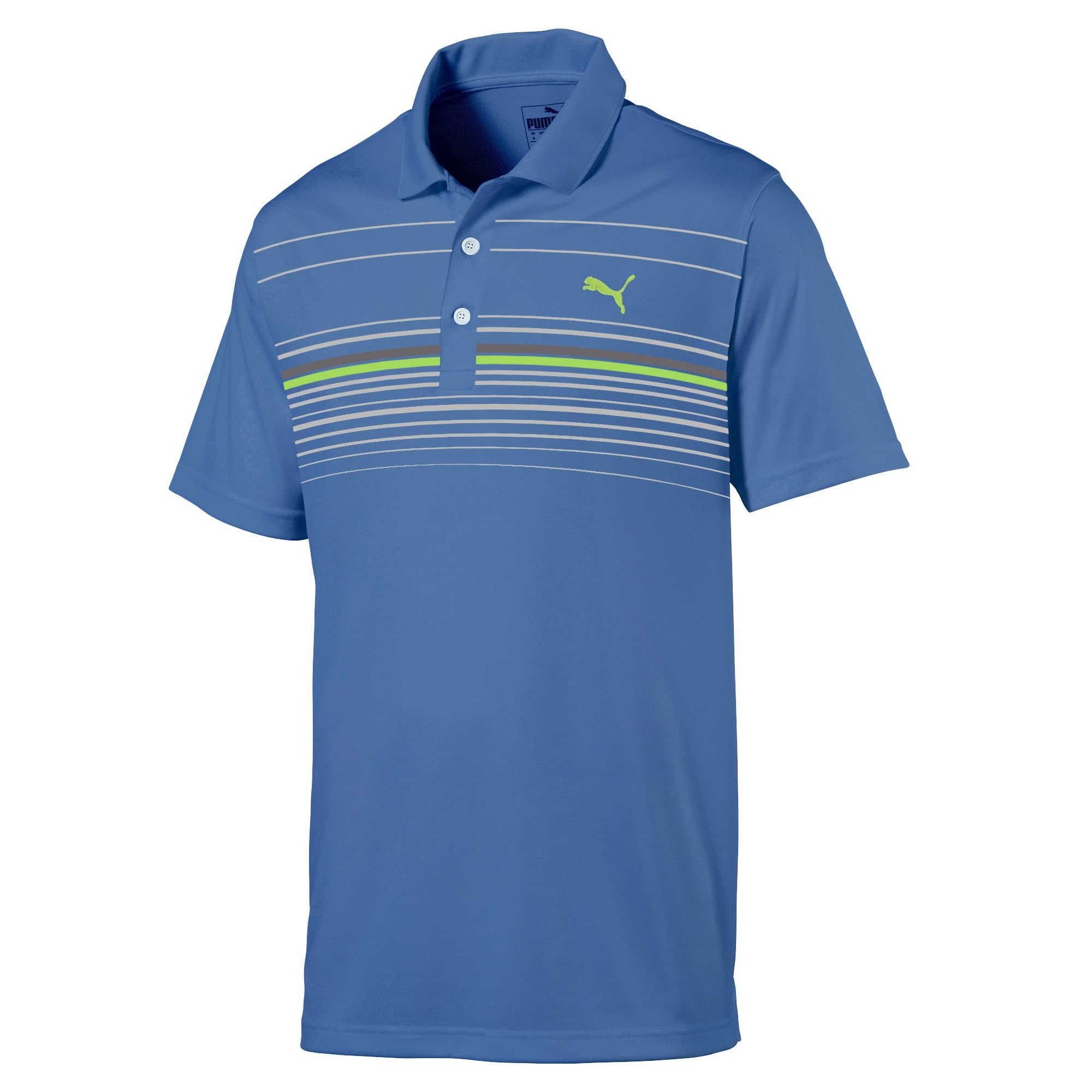 PUMA GOLF Men's Mattr Canyon Polo Shirt - Moisture-Wicking Performance Golf Shirt for Men - Perfect for Golf Courses, Country Clubs & Casual Wear