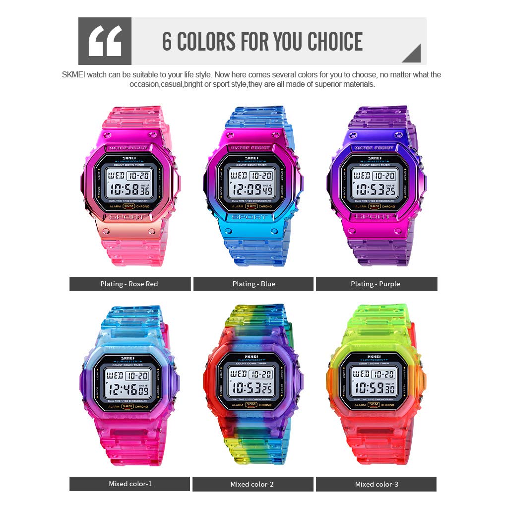 Gosasa Women's Digital Watch - Waterproof Sports & Casual for Students