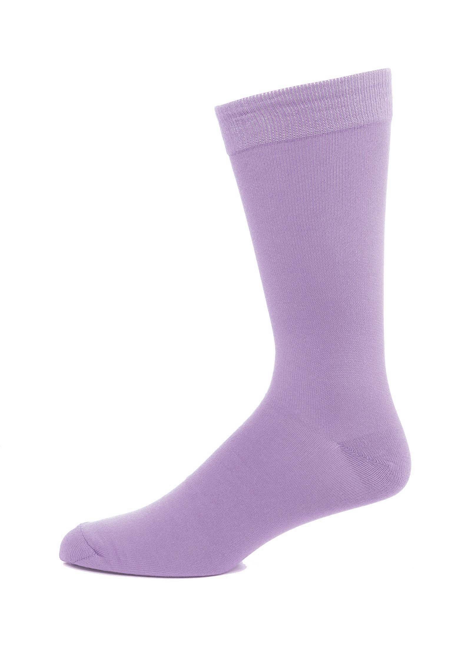 Premium Men's Solid Color Dress Socks - Comfortable & Breathable for Business, Office & Formal Occasions