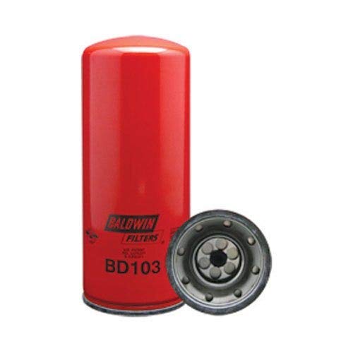 Spin-On Oil Filter BD103 Compatible with Case IH 9350/9370/9280/9380/9270/9250, New Holland, Gleaner R62/R72, White, John Deere 8870/8960/8970/8770, Ford & Massey Ferguson Tractors - Heavy-Duty Engine Protection for Farming & Agricultural Equipment