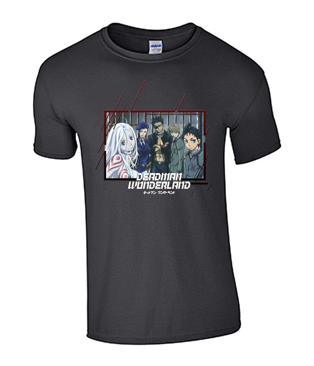 Burai Outlet Deadman Wonderland Anime Unisex T-Shirt | Official Licensed Anime Merchandise | Casual Wear for Fans & Cosplay