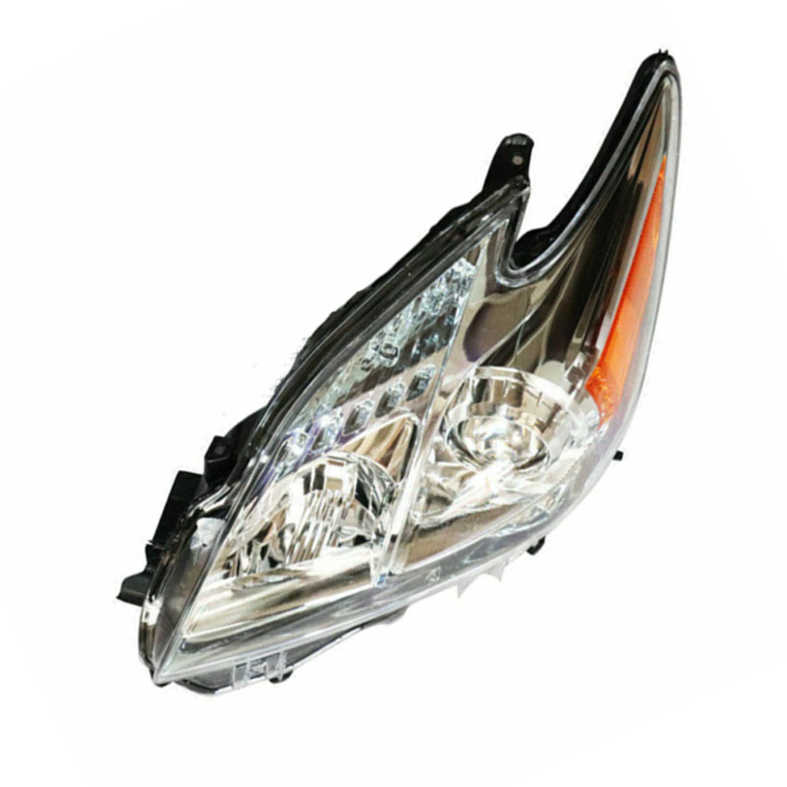 DNYSYSJ Headlight Assembly Compatible with 2010-2011 Toyota Prius - Left Driver Side Replacement Headlamp (Halogen) - Perfect for Night Driving & Foggy Conditions