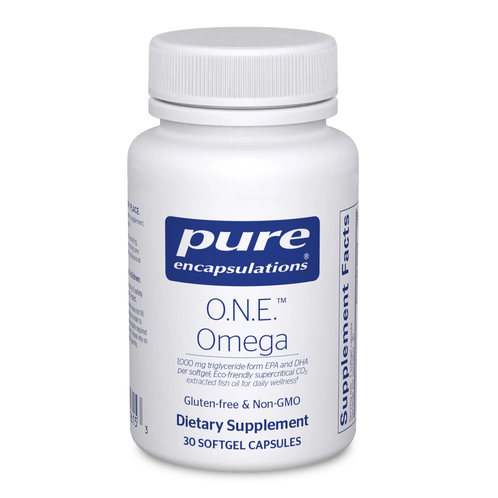 O N E Omega 60 Capsules - Premium Omega-3 Fish Oil Supplement for Heart & Brain Health | Supports Joint Function & Immune System | Perfect for Daily Wellness Routine & Active Lifestyle