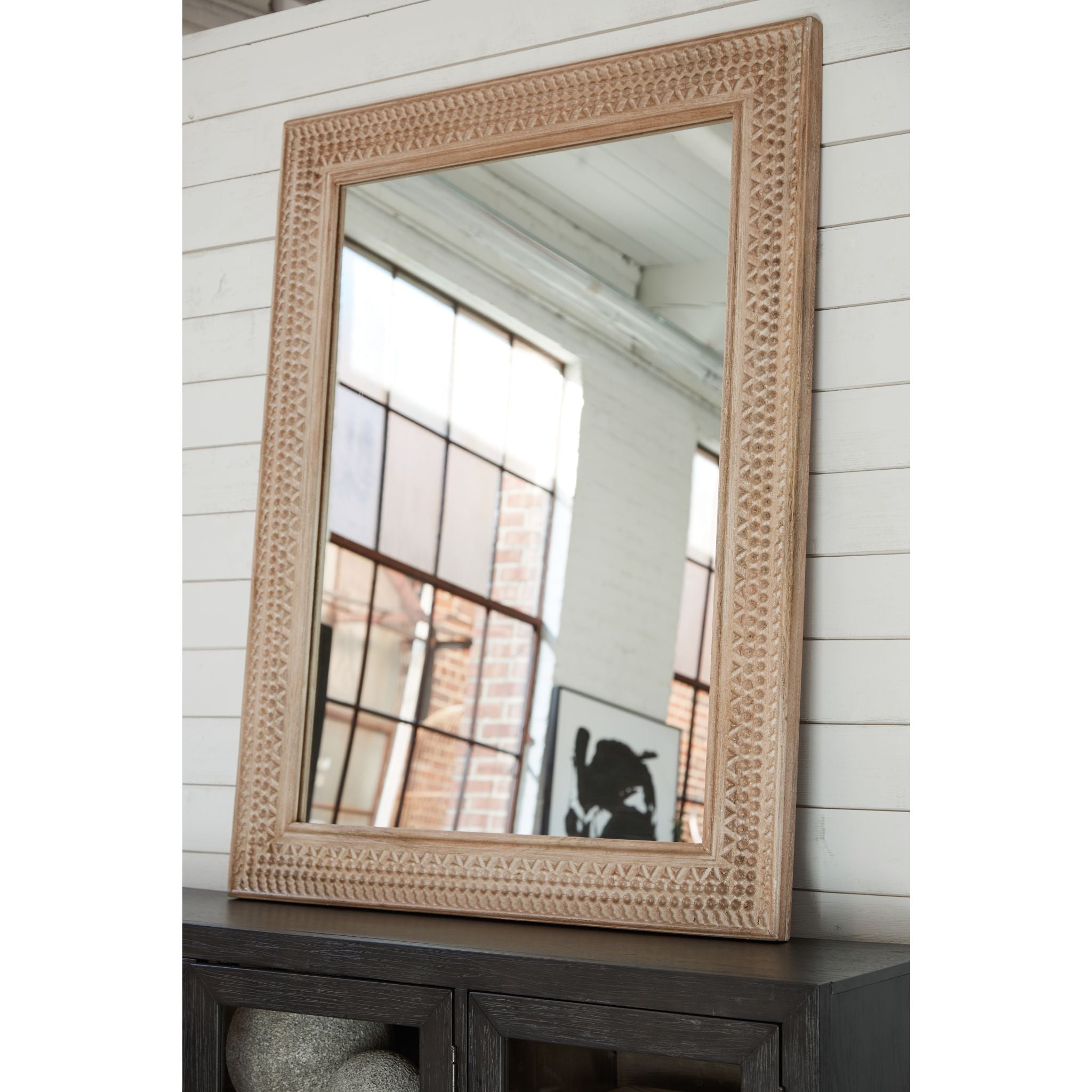 Belenburg Wall Mirror 40 x 52 Inches - Large Decorative Mirror for Living Room, Bedroom, and Entryway - Perfect for Home Decor and Vanity Use