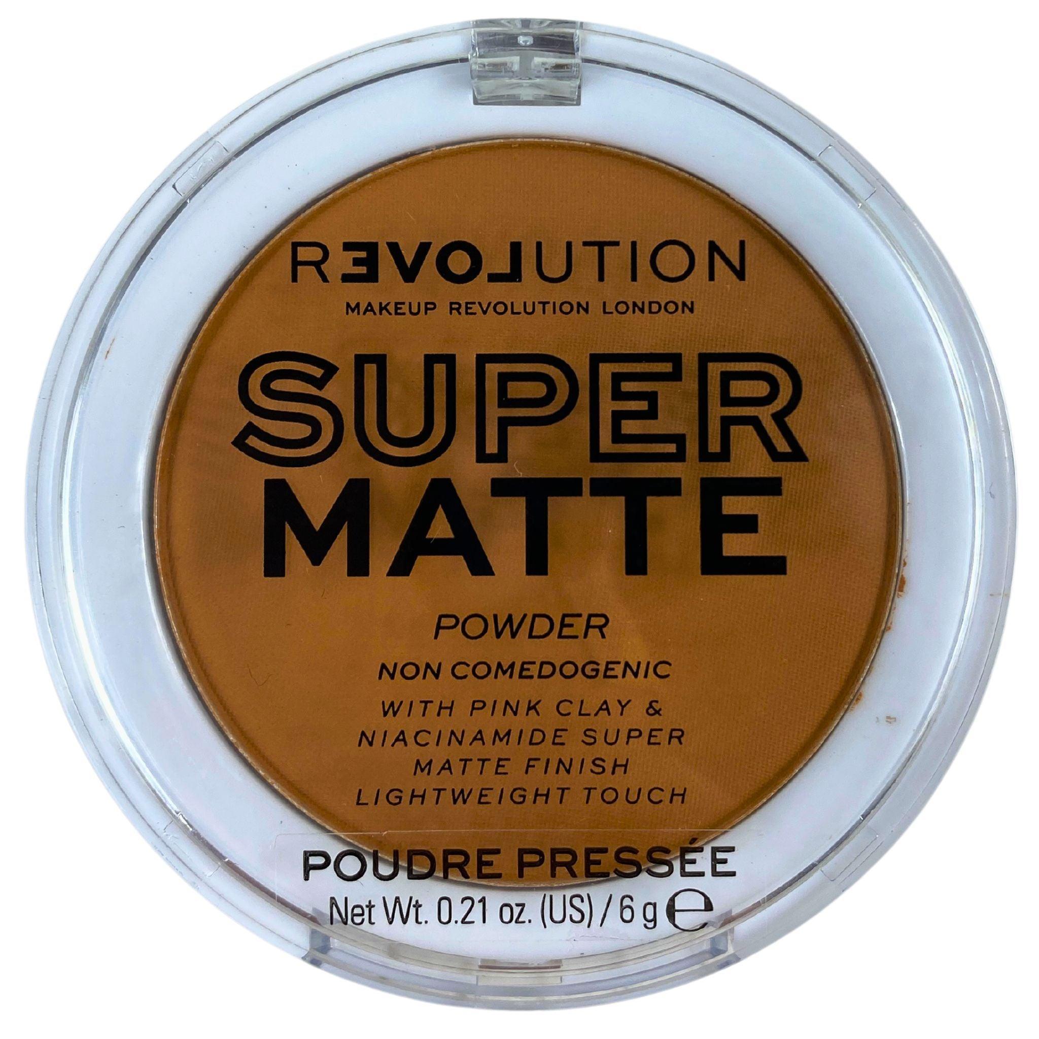 Revolution Super Matte Powder - Non-Comedogenic, Pink Clay & Niacinamide Formula, 0.241oz (50-Pack) | Oil Control & Pore Minimizing Face Powder for Oily & Acne-Prone Skin | Perfect for Daily Makeup & Touch-Ups
