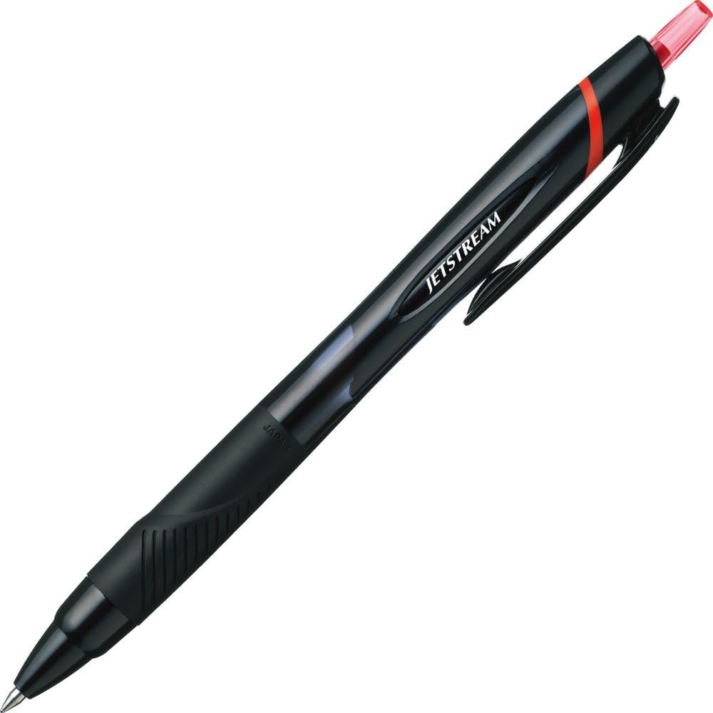 Mitsubishi SXN15007.15 Jet Stream 0.7mm Red Ballpoint Pens - 10 Pack Smooth Writing Permanent Ink Pens for Office, School & Everyday Use