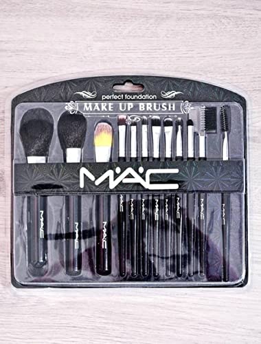 DD Retails 12Pcs Professional Makeup Brush Set - Soft Synthetic Bristles Cosmetic Brushes for Foundation, Blending, Eyeshadow & Contouring | Perfect for Makeup Artists, Beginners & Travel Beauty Kits