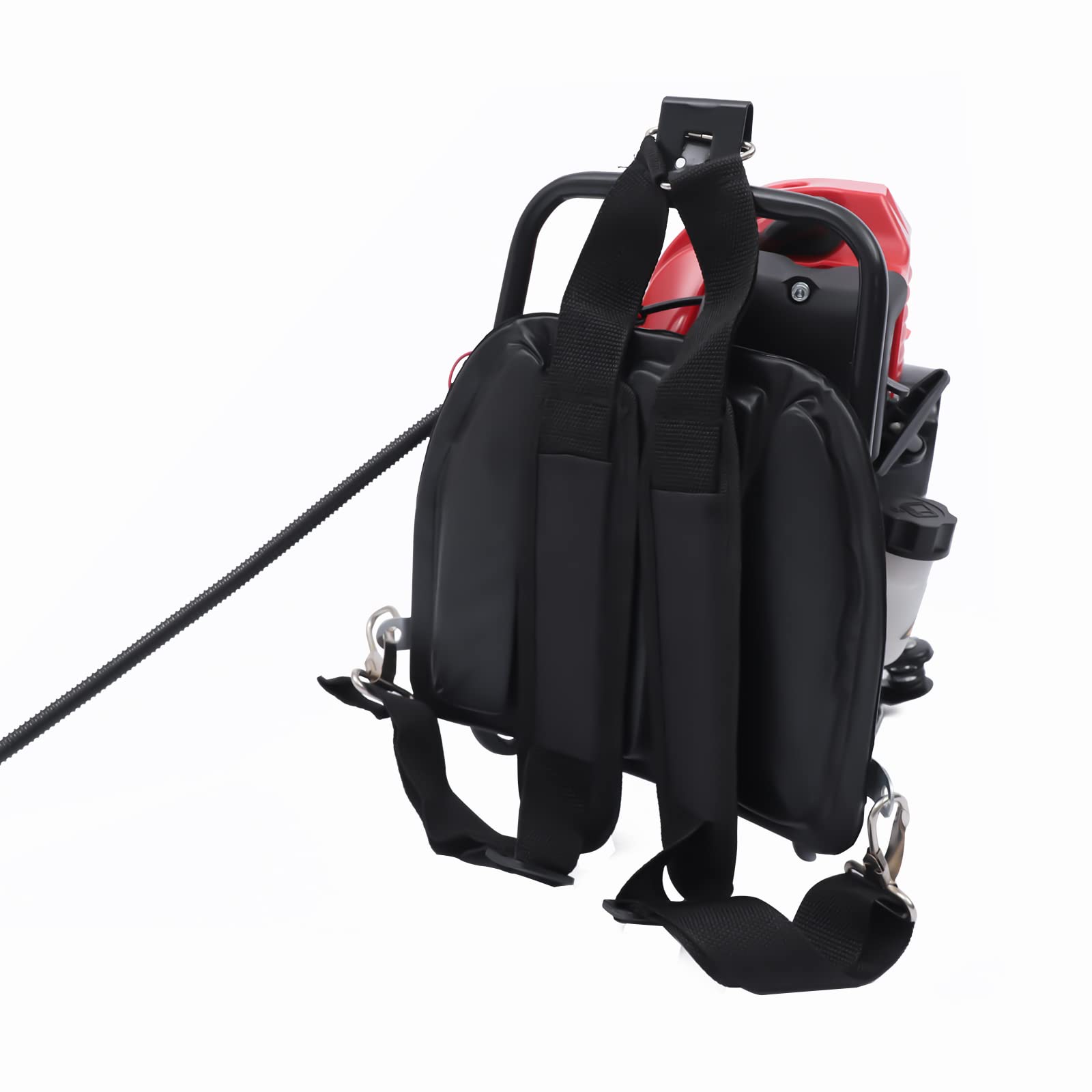 2.3HP Gasoline Power Broom - 2 Stroke Lawn Sweeper Machine for Artificial Turf Cleaning | Heavy Duty Hand Push Brush for Park, Garden, Driveway & Commercial Turf Maintenance