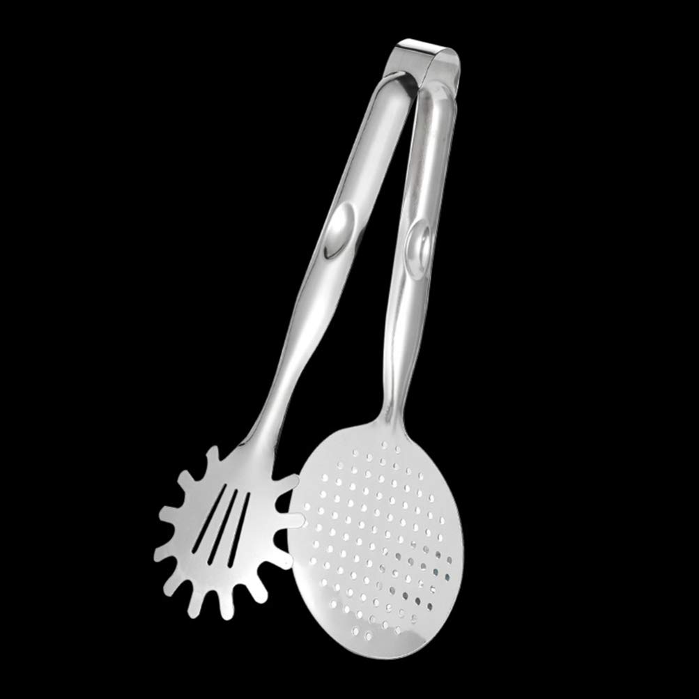 Hemoton Oil Frying Filter Clip - Kitchen Food Strainer Tongs for Fried Food, Fish, Steak & Meat - Perfect for Deep Frying, Draining Oil & Serving Hot Dishes