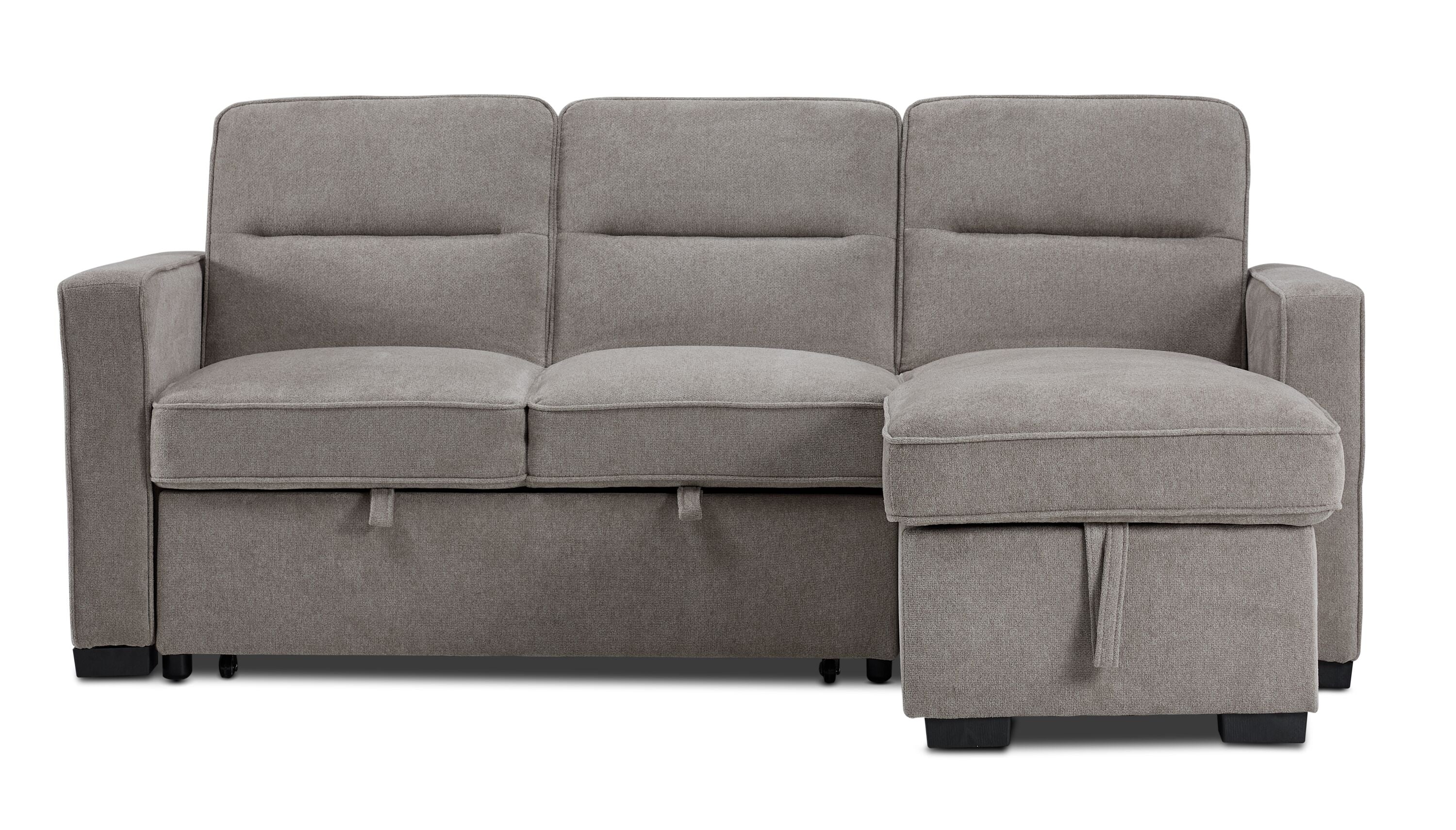 Cielo Reversible Pop Up Sofa Bed - Convertible Guest Bed for Small Spaces, Comfortable Lounger for Living Room, Dorm & Apartment | Java Brown