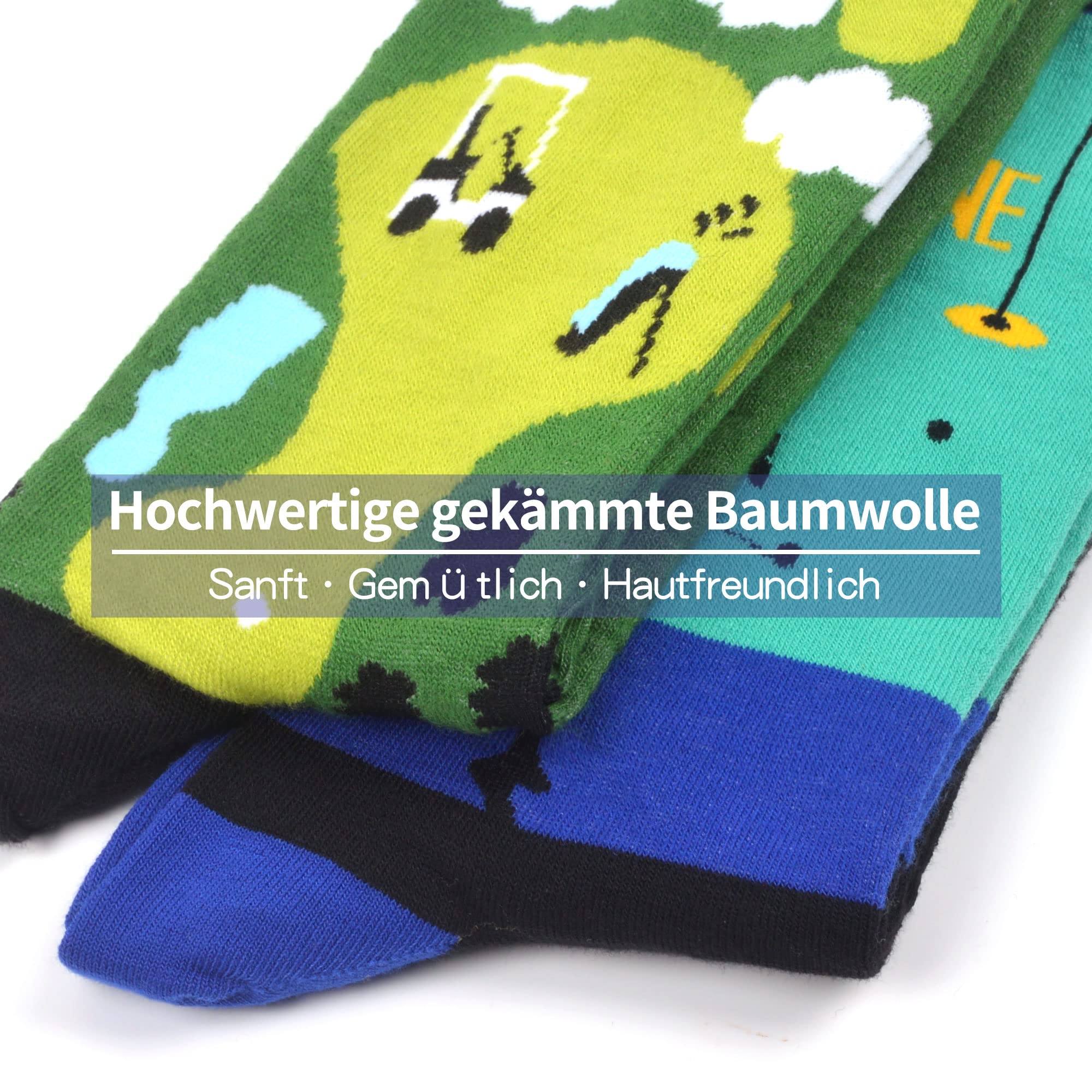 **WeciBor Men's Colorful Cotton Crew Socks Pack - Fun & Stylish Novelty Socks for Casual Wear, Gifts, and Everyday Comfort**