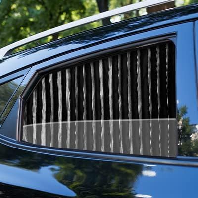 ZATOOTO Magnetic Car Window Sun Shades - 2 Pack Black Privacy Covers & Blinds for UV Protection & Heat Reduction - Perfect for Baby Sleeping, Road Trips & Summer Driving