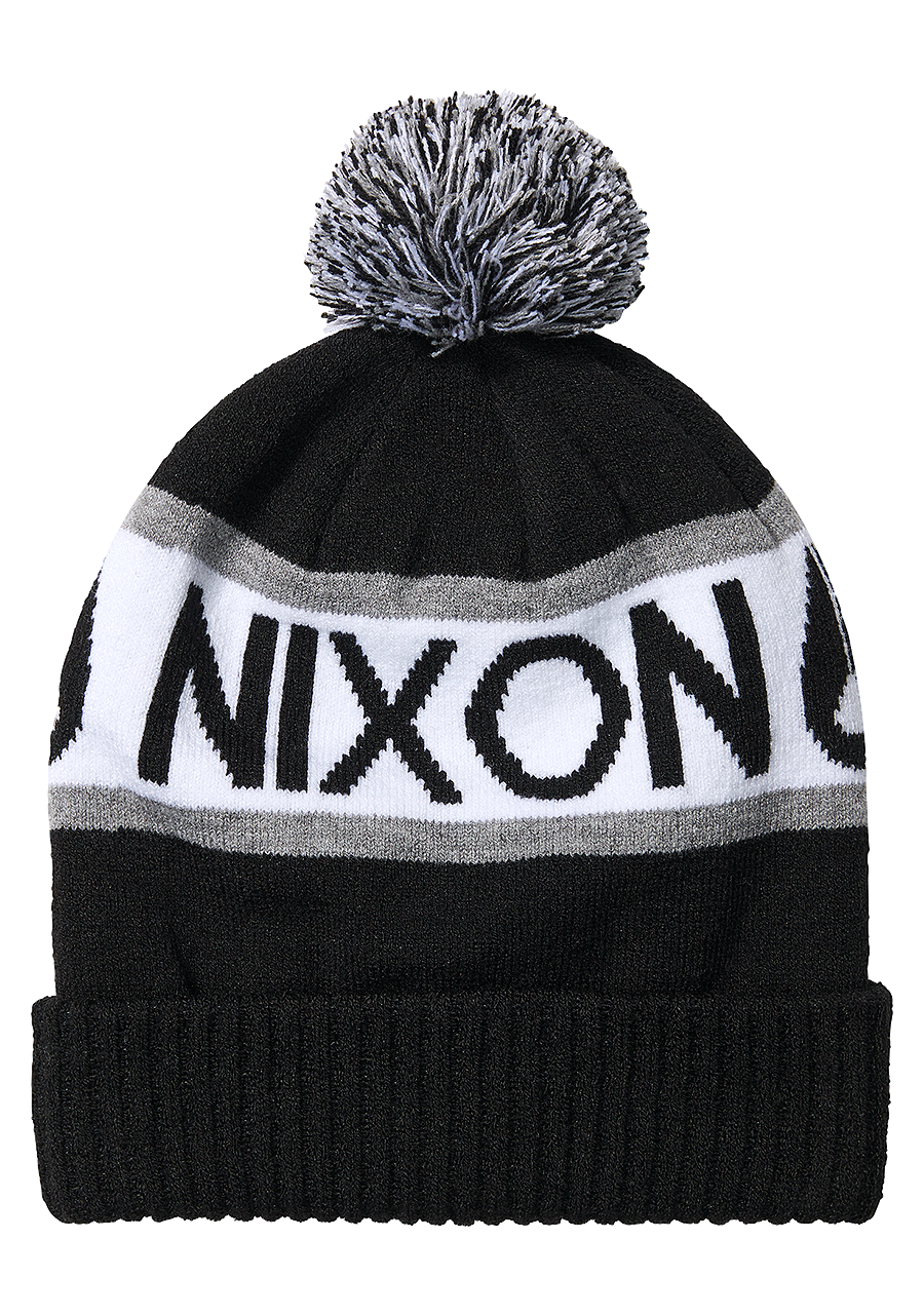 Teamster Beanie Hat - Classic Black & White Winter Knit Cap for Men & Women - Perfect for Outdoor Activities, Skiing, and Cold Weather Fashion