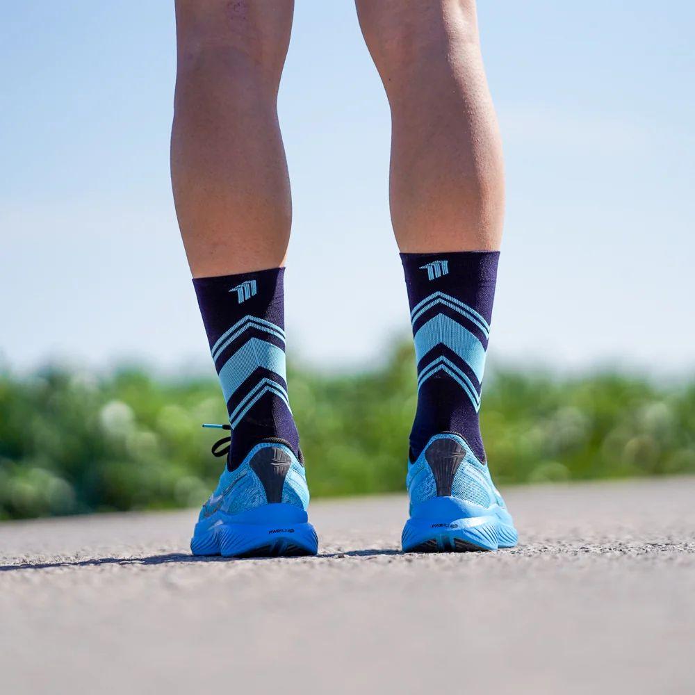 Premium Sporcks Posh Running Socks for Women & Men - Moisture-Wicking Cushioned Athletic Socks for Marathon, Jogging, Gym & Outdoor Sports