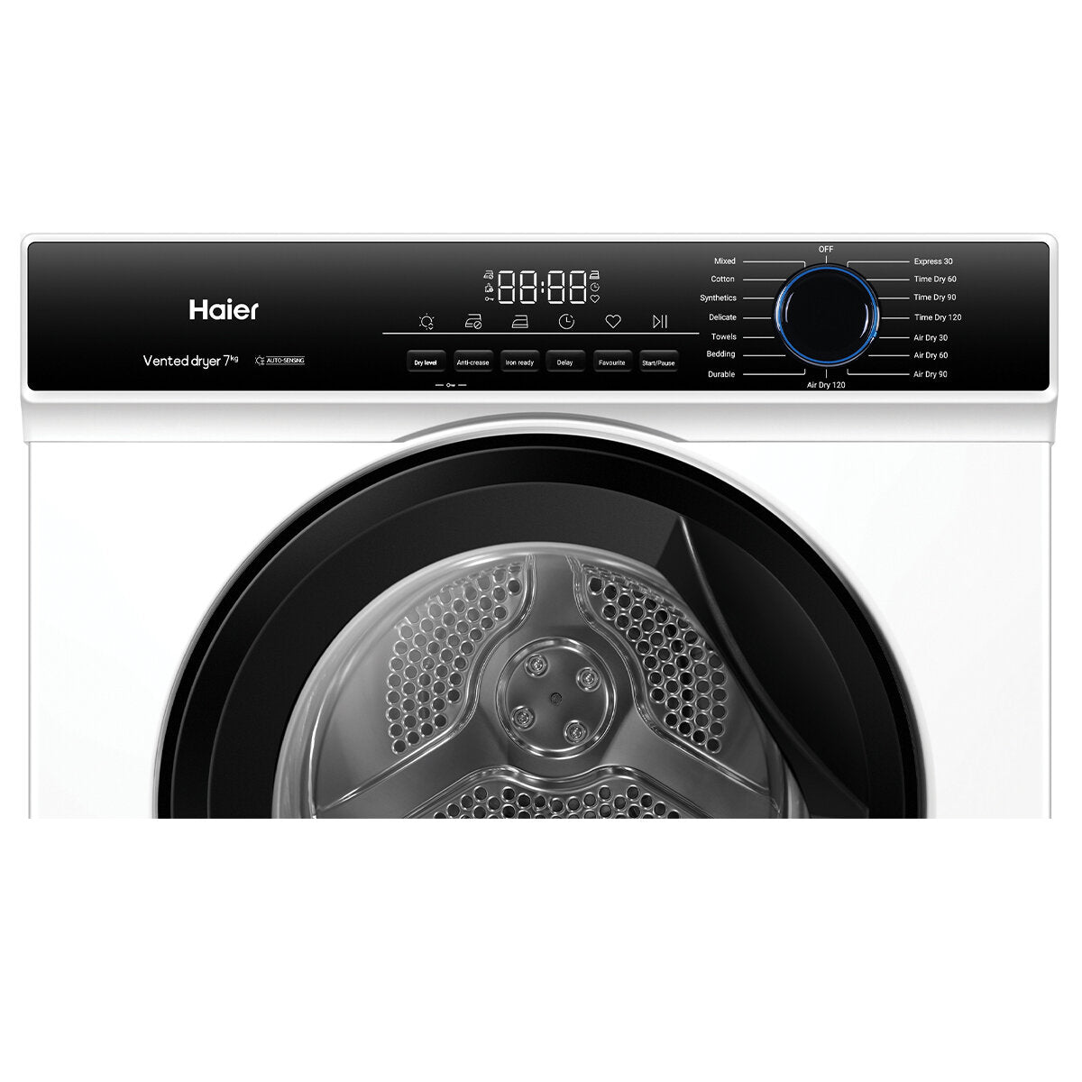 Haier 300 Series 6kg Sensor Vented Dryer HDV60AWW1 - Energy Efficient Laundry Solution for Small Homes & Apartments