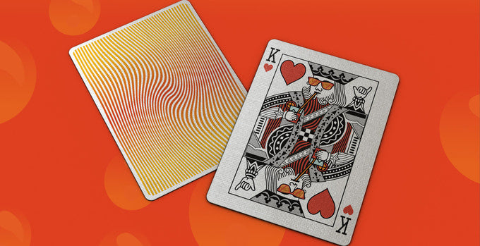 Premium Black Cat Orange Milk Playing Cards - Unique Vintage Design for Poker, Magic Tricks & Card Games - Perfect for Parties, Collectors & Game Nights