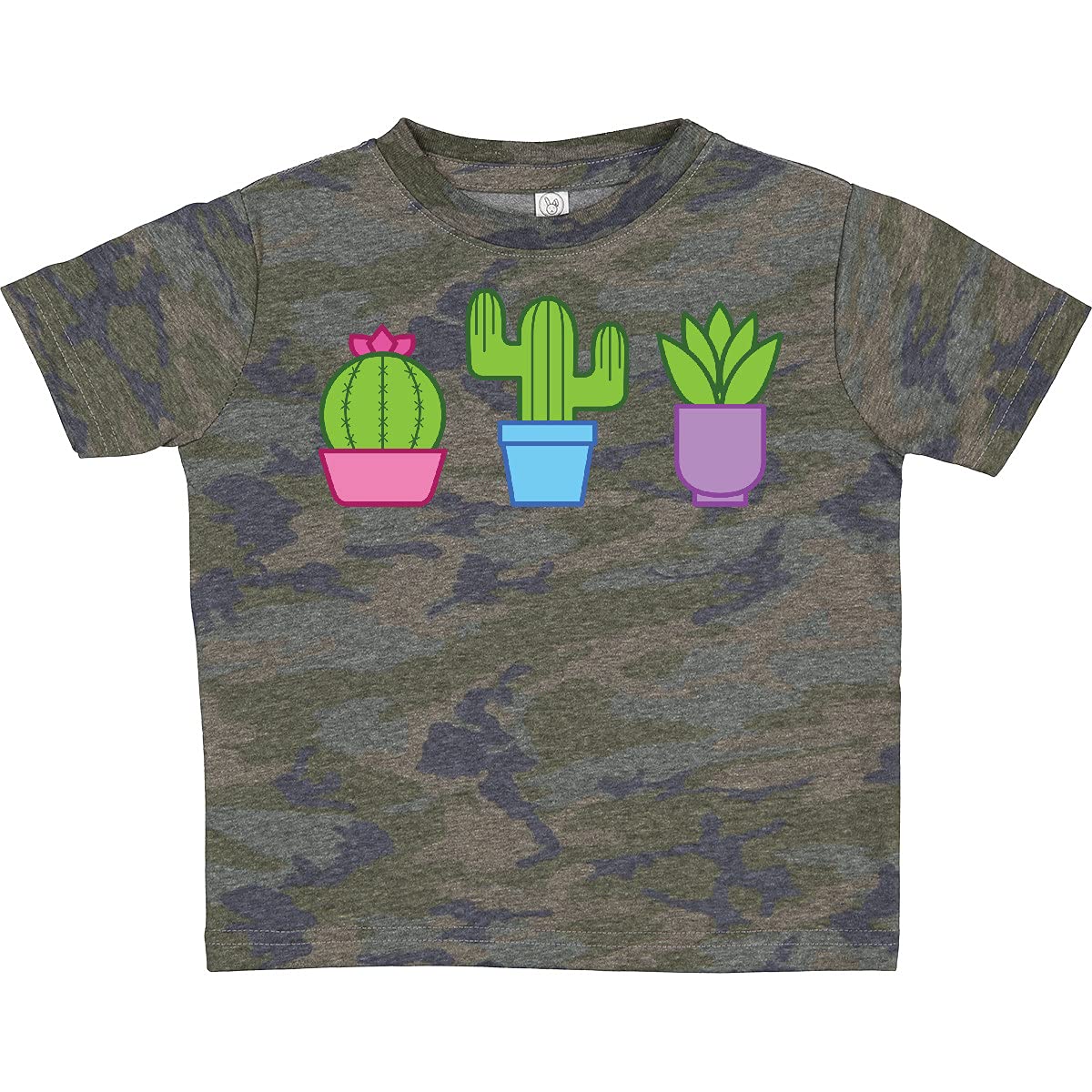 Inktastic Cute Cactus & Plants Toddler T-Shirt - Soft Cotton Baby Tee for Boys & Girls - Perfect for Daycare, Playdates & Family Outings