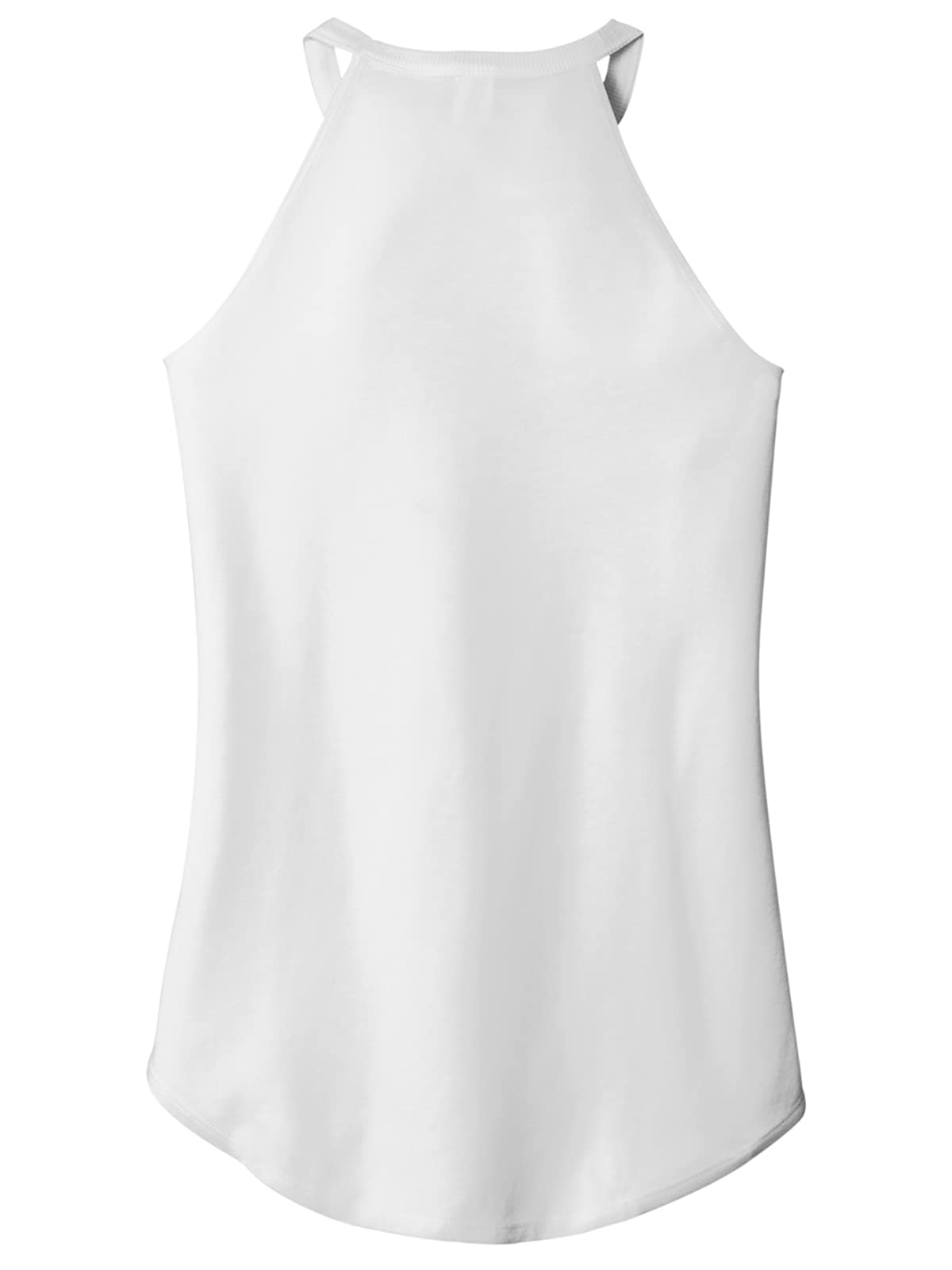 Gravity Threads Women's Rocker Halter Tank Top - Sexy Sleeveless V-Neck Summer T-Shirt for Casual Wear, Music Festivals & Beach Outfits