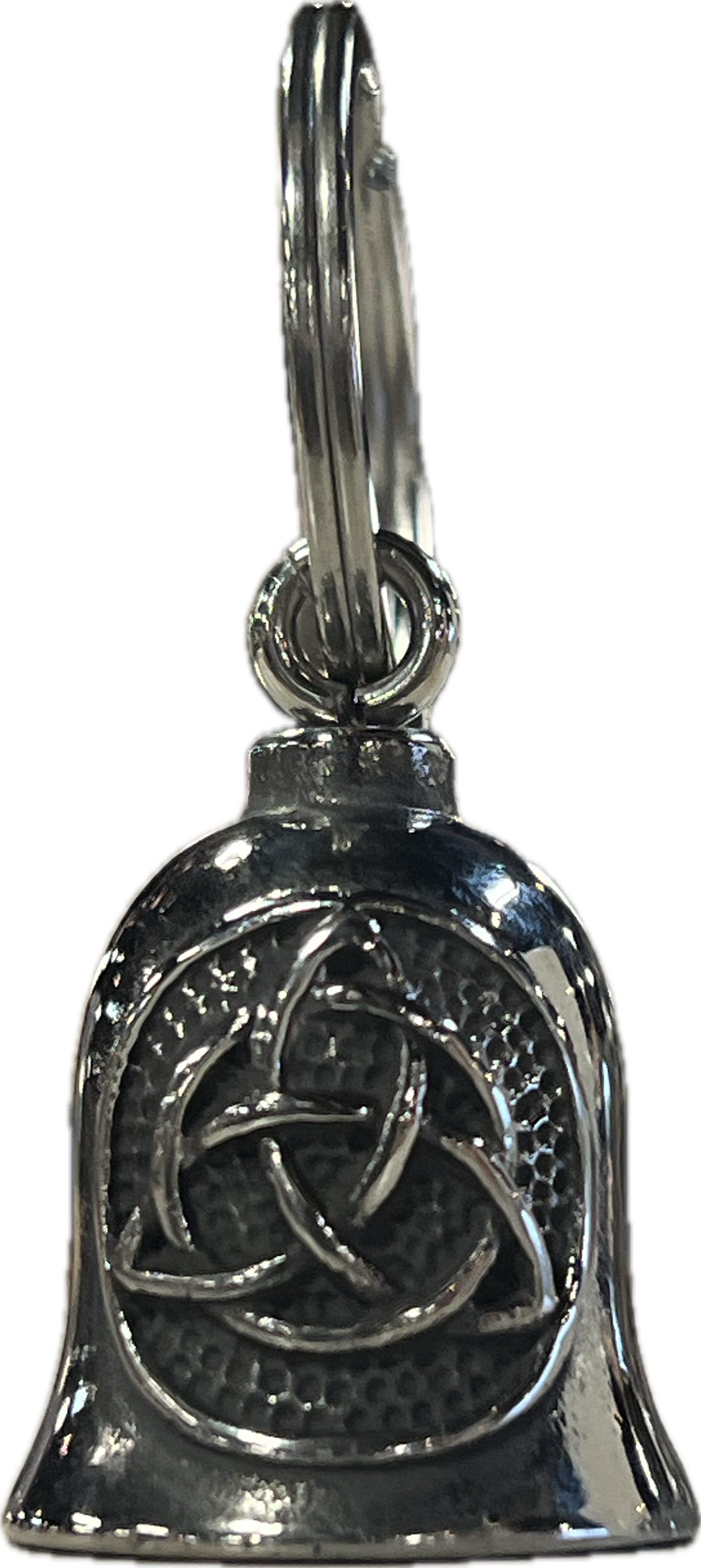 Motorcycle Bell Trinity Knot - Celtic Protection Charm for Bikers | Perfect for Harley, Cruiser & Motorcycle Accessories