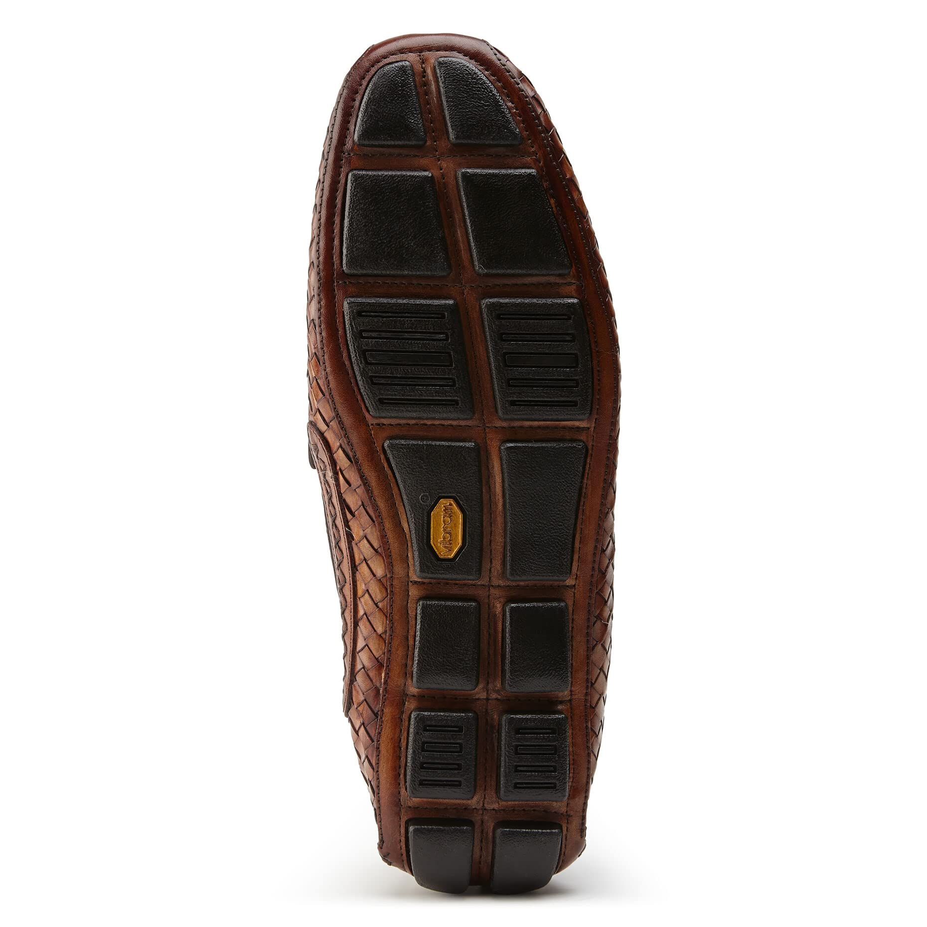 Johnston & Murphy Men’s Dayton Woven Penny Loafers - Genuine Leather Dress Shoes for Men with Cushioned Footbed | Business Casual & Office Wear | Comfortable Slip-On Moccasin Shoes for Work, Weddings & Formal Events