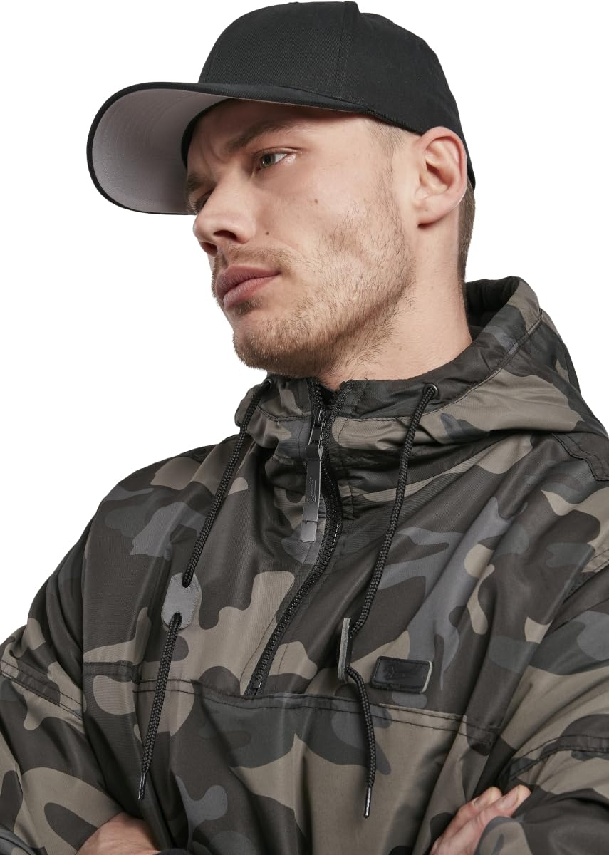 Men's Lightweight Waterproof Windbreaker Jacket - Olive Green Outdoor Hiking & Running Windbreaker for Men