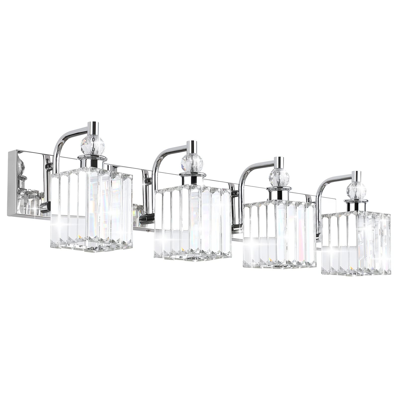Ralbay Modern Crystal Vanity Light - 4-Light 31.5