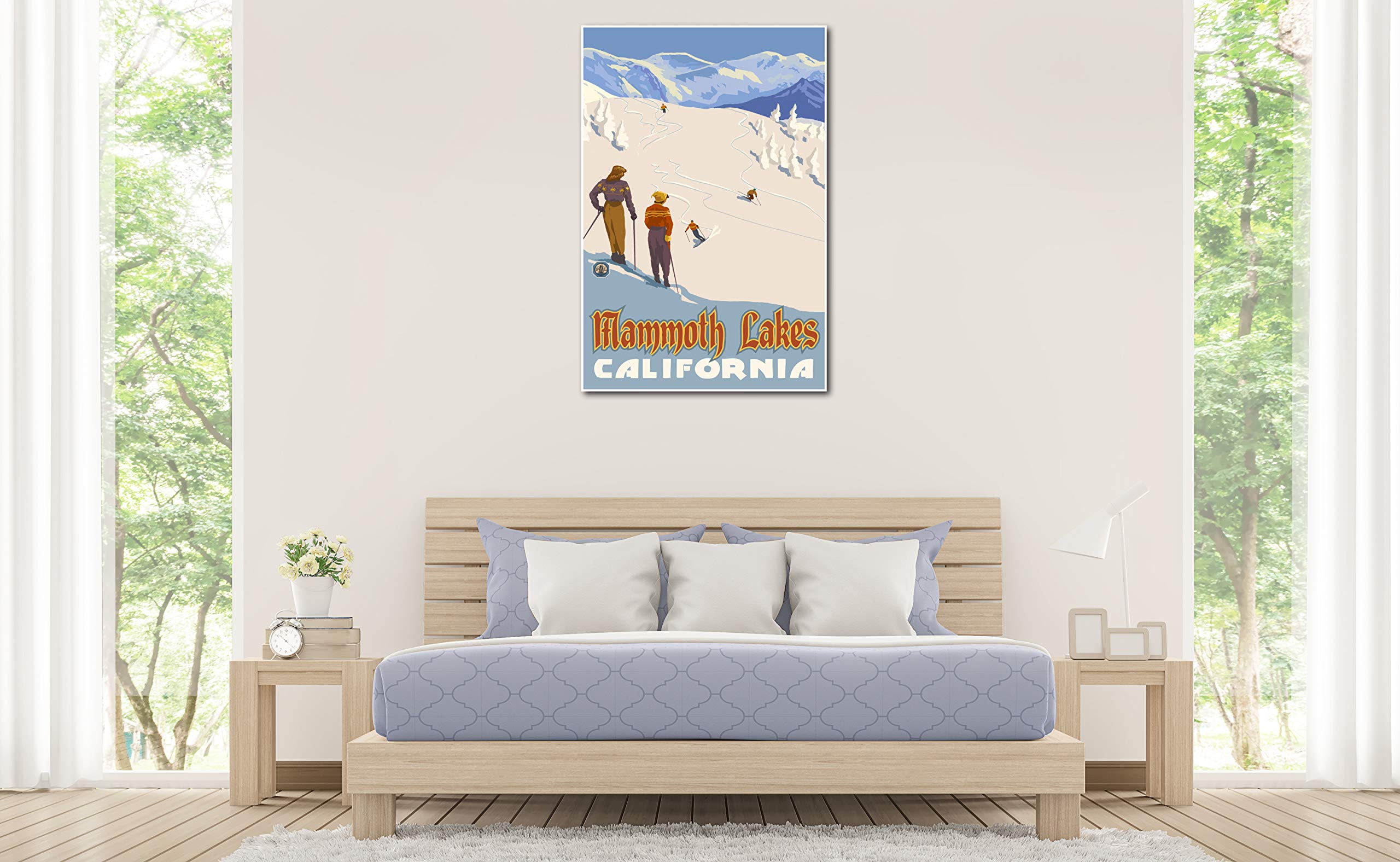 Paul A. Lanquist Mammoth Lakes California Giclee Art Print - 30x45 Inch Premium Travel Poster - Perfect for Home, Office & Cabin Decor