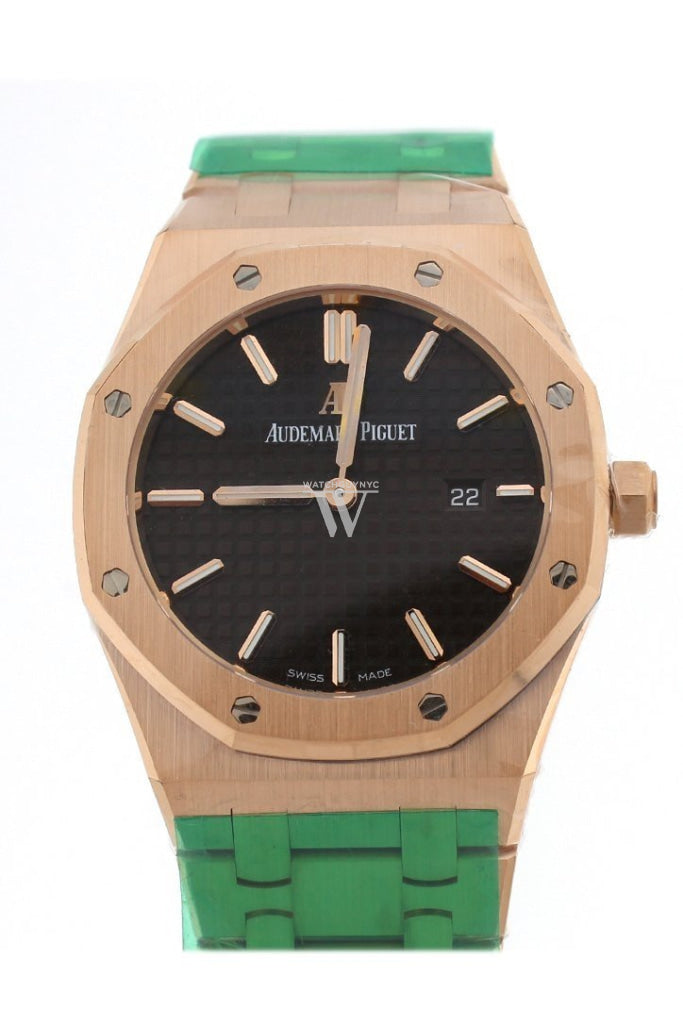 Luxury AUDEMARS PIGUET Royal Oak Ladies Watch - 18K Pink Gold, Brown Dial (Ref.67650OR.OO.1261OR.01) | Elegant Timepiece for Women | Perfect for Formal Events, Business Meetings & Special Occasions