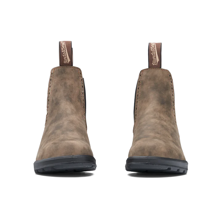 Blundstone 1351 Women's Chelsea Boots - Rustic Brown Leather Ankle Boots for Women | Comfortable & Stylish for Work, Travel & Outdoor Activities