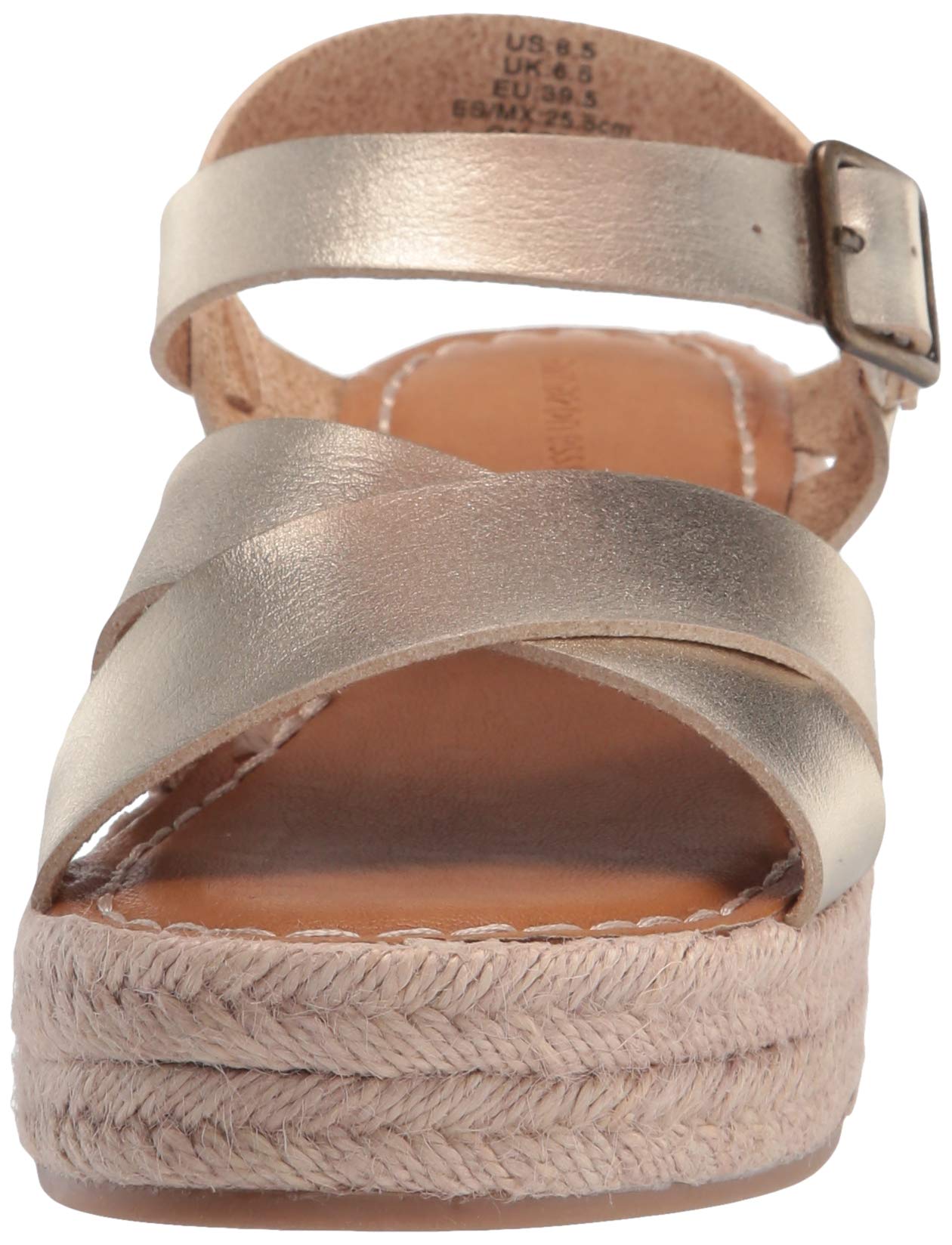 Amazon Essentials Women's Flatform Espadrille Sandals - Comfortable Summer Wedge Shoes with Jute Sole | Perfect for Beach, Vacation & Casual Outfits