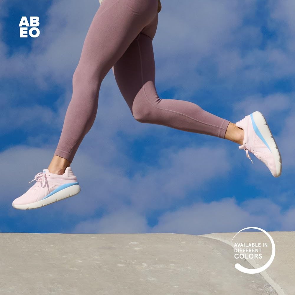 ABEO MXV Shift Women's Walking Shoes - Plantar Fasciitis Relief & Orthopedic Support with Removable Orthotic Insoles | Comfortable Footwear for Work, Travel & Everyday Wear