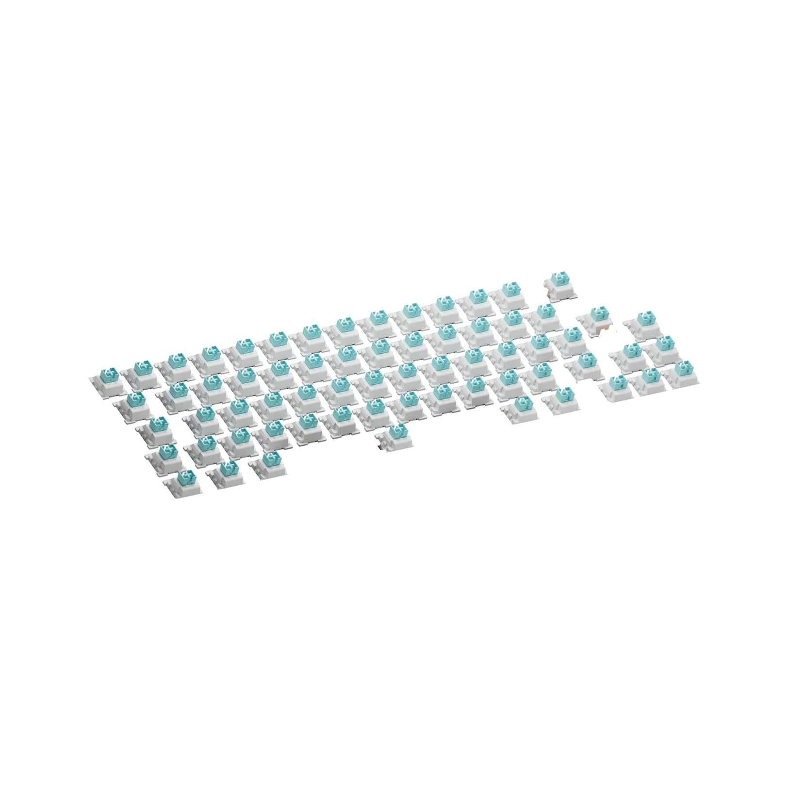 Glorious Lynx Switches - Linear Mechanical Keyboard Switches for Gaming & Typing (65g Actuation, ISO Layout) - Perfect for Esports, Office Work & Mechanical Keyboards