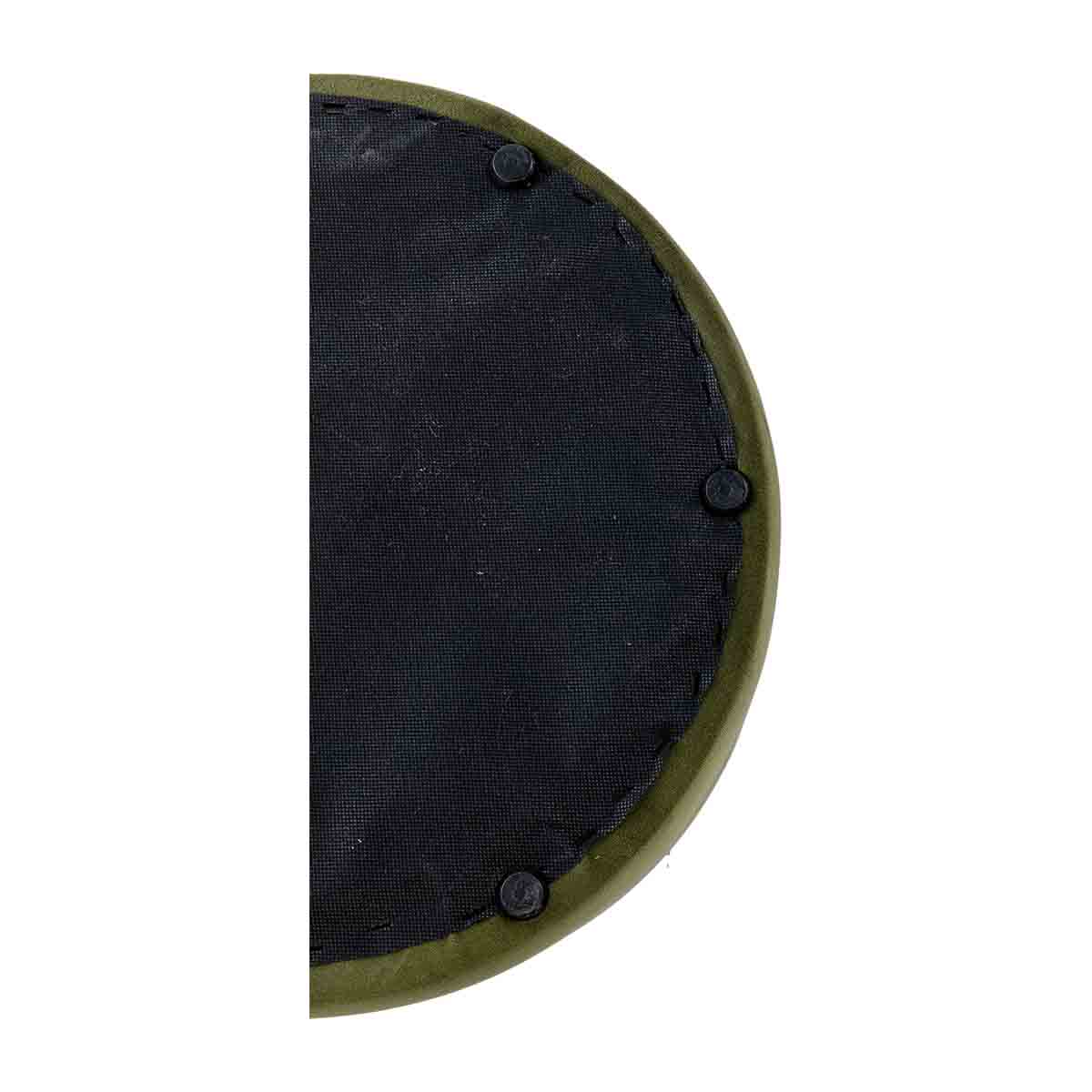 Juliette Velvet Ottoman Stool 16 Inch Round Footrest Pouf - Perfect for Living Room, Bedroom, or Nursery Decor