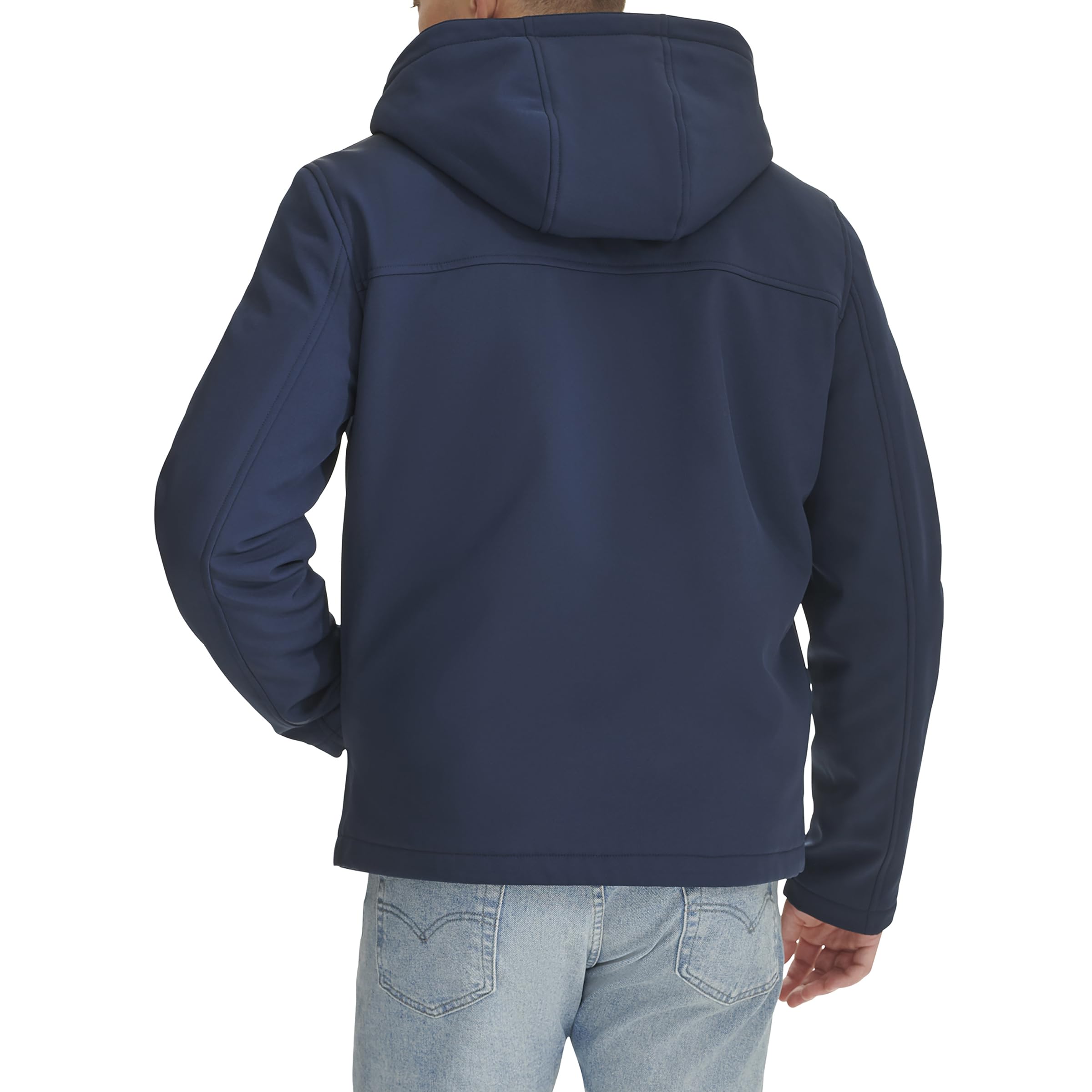 Levi's Men's Soft Shell Hooded Jacket - Waterproof Windbreaker for Outdoor Activities (Regular, Big & Tall Sizes) | Hiking, Camping & Everyday Wear