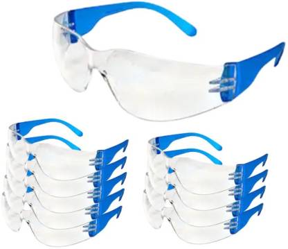 Scratch Resistant Clear Safety Goggles - ANSI Z87.1 Certified Protective Eyewear for Woodworking, Lab & DIY Projects