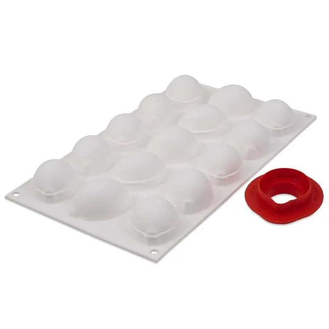 Limone & Lime 30-Piece Silicone Mold Set with Cutter - 15 Unique Shapes for Baking, Candy Making, and DIY Crafts - Perfect for Cupcakes, Chocolates, and Soap Making