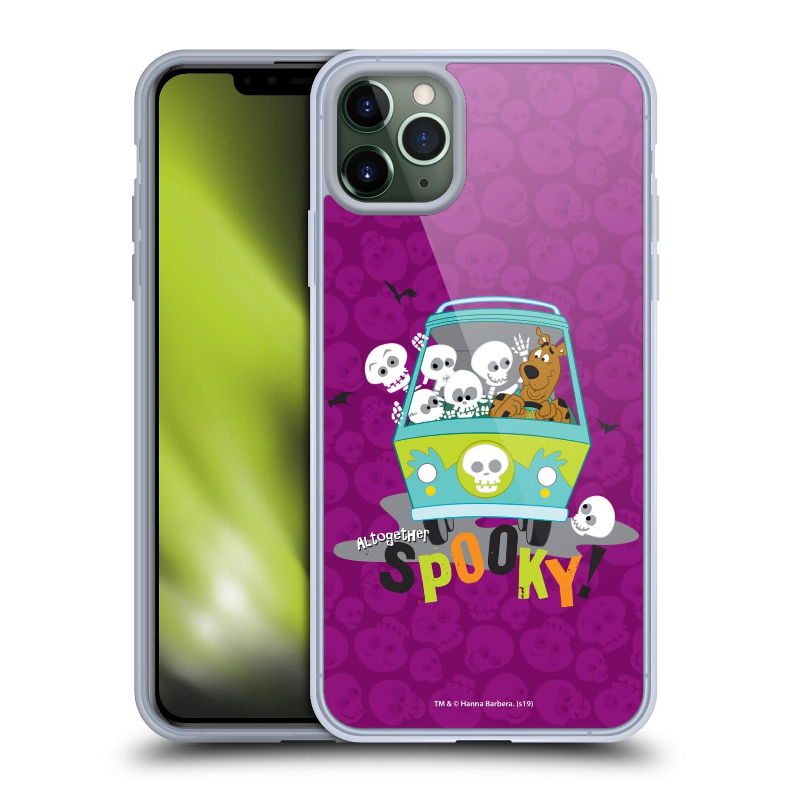 Officially Licensed Scooby-Doo Spooky Seasons Soft Gel Case for Apple iPhone 11 Pro Max - Cute Cartoon Phone Cover for Halloween, Gift for Fans, Perfect for Everyday Use & Themed Parties