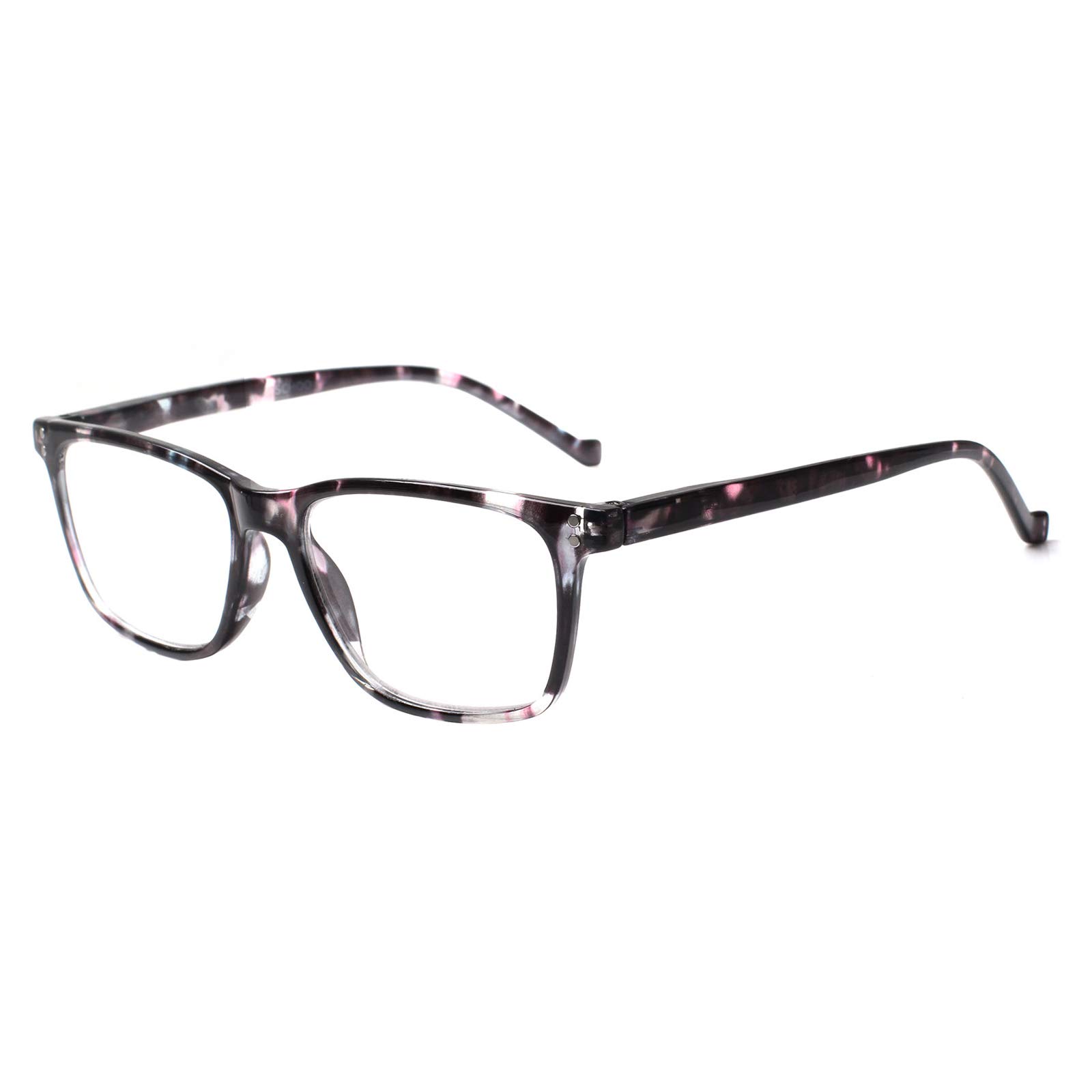 5 Pack Reading Glasses for Men & Women with Spring Hinges - Comfortable +3.50 Magnification Readers - Perfect for Reading Books, Crafts & Computer Work