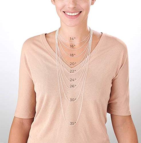 Personalized Carrie Style Name Necklace - Custom Small Diamond Nameplate Jewelry in 925 Sterling Silver or Gold Plating - Unique Gift for Women, Mom, Wife, Girlfriend - Perfect for Birthdays, Anniversaries & Valentine's Day