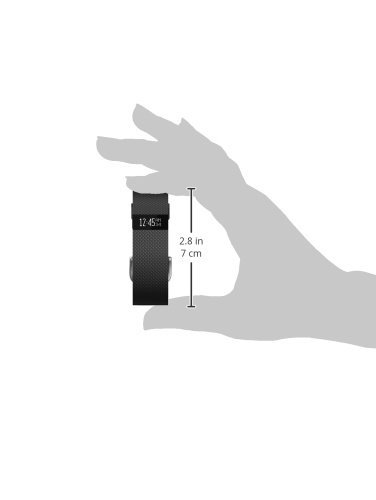 Fitbit Charge HR Wireless Activity & Fitness Tracker Wristband - Black, Small - Monitor Heart Rate, Steps, Sleep & More for Workouts & Daily Health Tracking