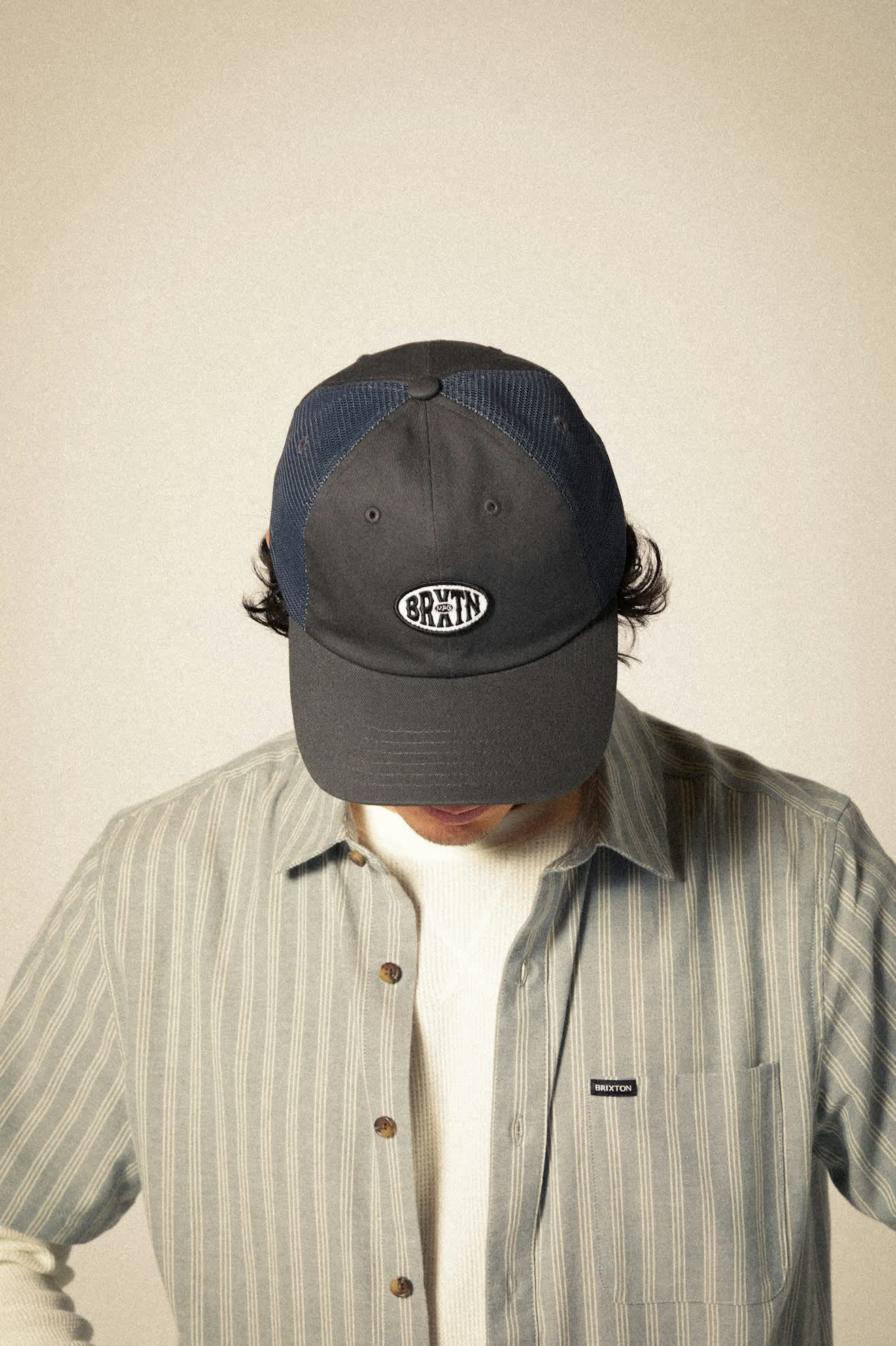 Largo Netplus Adjustable Hat - Charcoal/Charcoal - Lightweight & Breathable for Outdoor Activities, Hiking, Running & Fishing