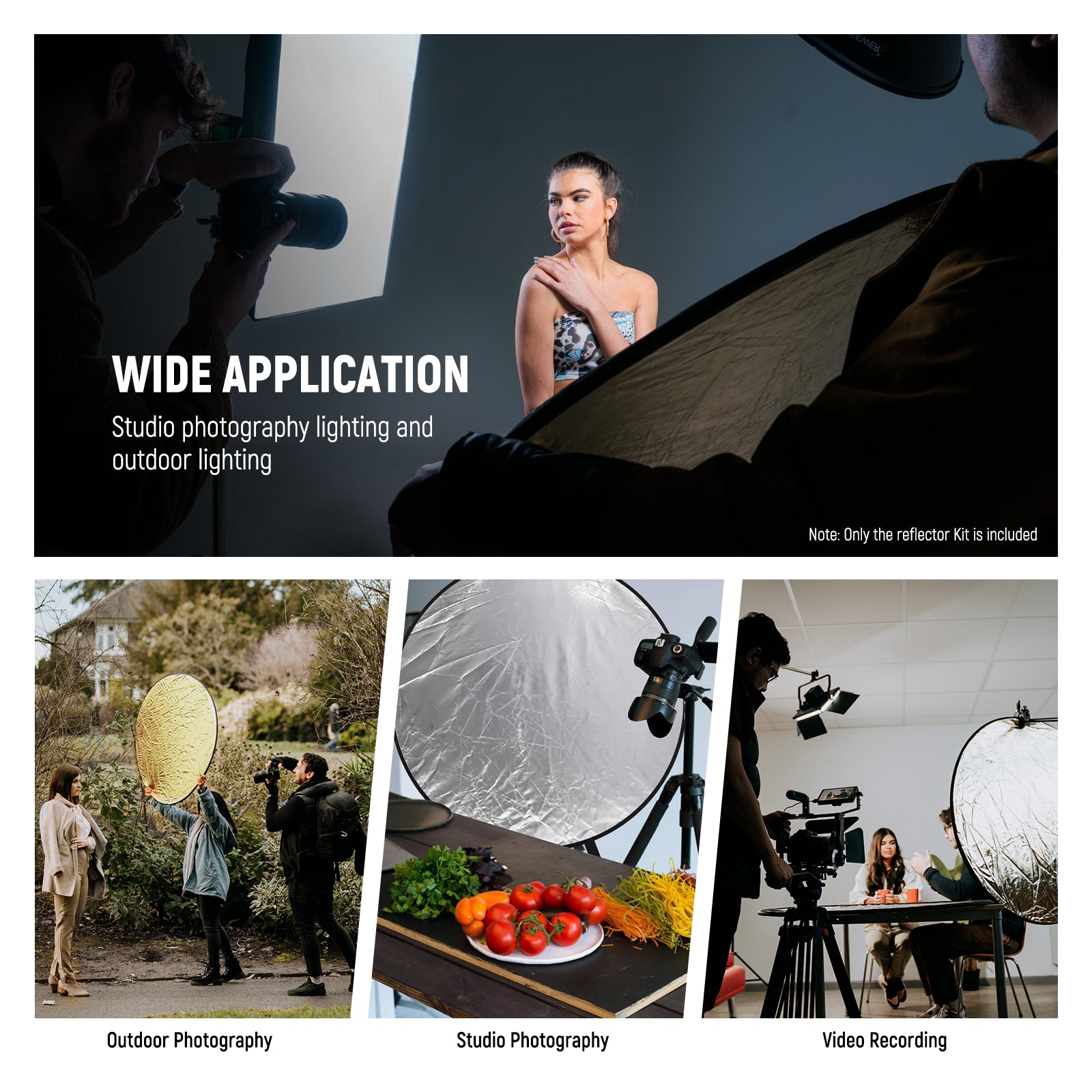 NEEWER RF 110A 7-in-1 Photography Reflector Kit - 43