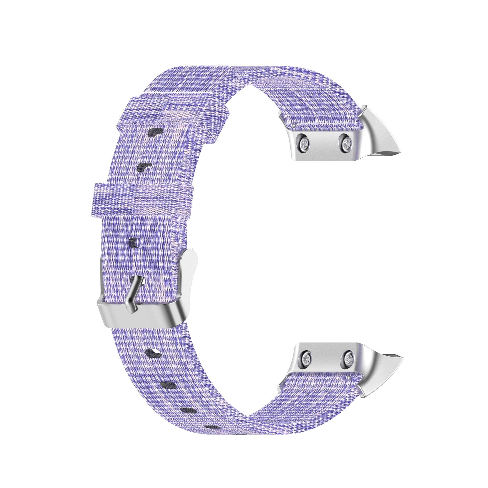 Garmin Forerunner 35/30/35J Nylon Strap - Purple Replacement Band for Running & Fitness