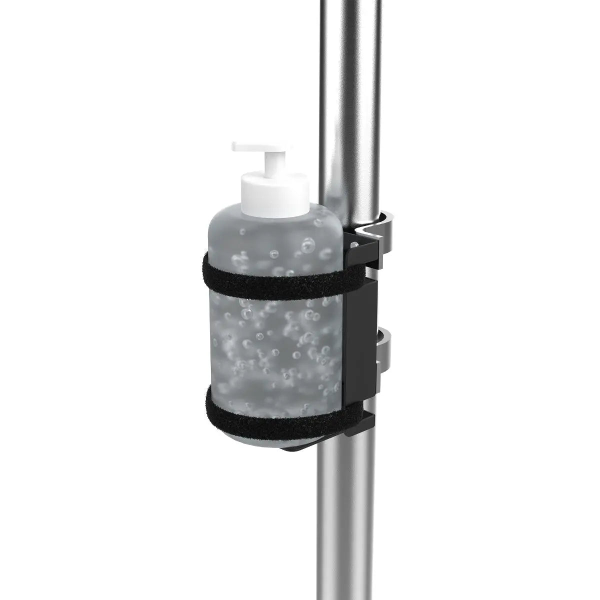 Stainless Steel Sanitizer Bottle Holder - Wall Mount or Countertop Disinfectant Spray Stand for Home, Office & Public Spaces