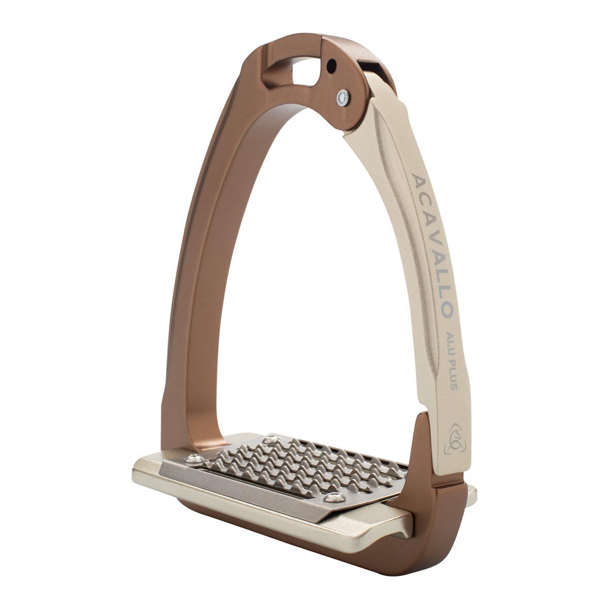 Acavallo Arena Aluplus Aluminum Stirrups 2.0 - Lightweight & Durable Equestrian Stirrups for Horse Riding, Jumping & Dressage