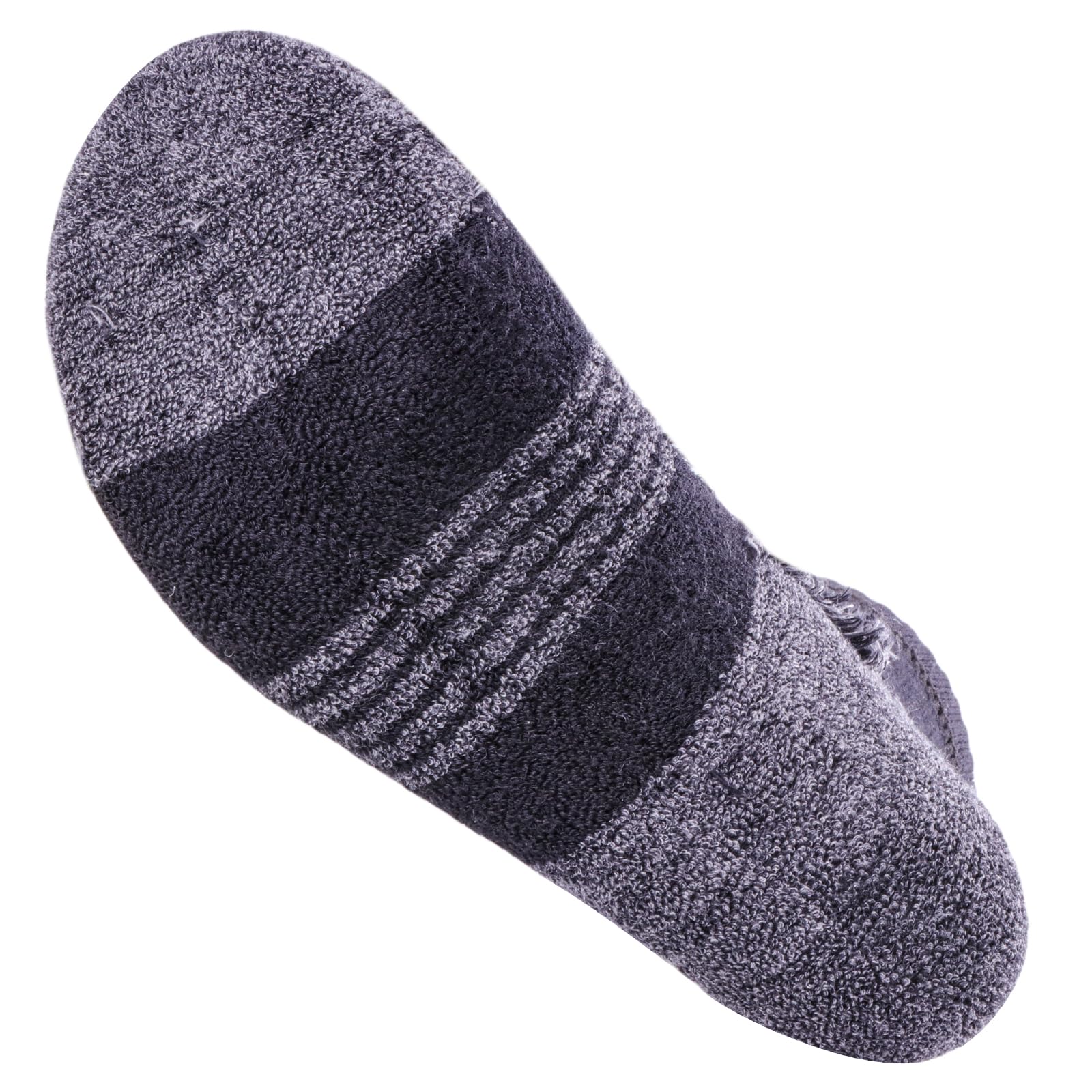 **Men's Moisture-Wicking Odor-Free Cushioned Cotton Casual Crew Socks - 5 Pairs - Perfect for Work, Training & Everyday Comfort**