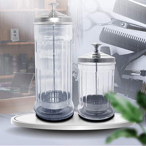 Senmubery Barbicide Disinfectant Pot - 1500ml Professional Salon Disinfection Cup for Nail Art & Hairdressing Tools - Keep Salon Tools Clean & Hygienic - Perfect for Nail Salons, Barber Shops & Beauty Spas