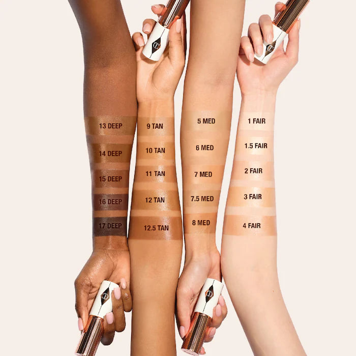 Charlotte Tilbury Unreal Skin Sheer Glow Tint Hydrating Foundation Stick - Lightweight, Buildable Coverage for Natural Glow | Perfect for Daily Wear & Special Occasions