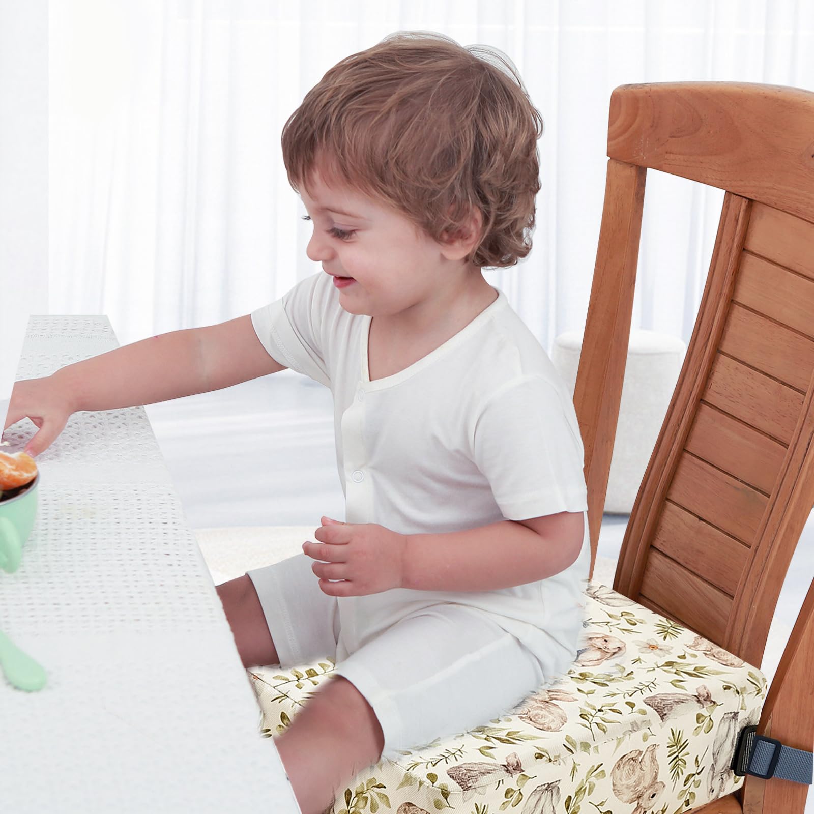 Adjustable Height Kids Chair Pad - Ergonomic Comfort & Support for Children's Chairs - Perfect for Study Desks, Playrooms & Toddler Seating